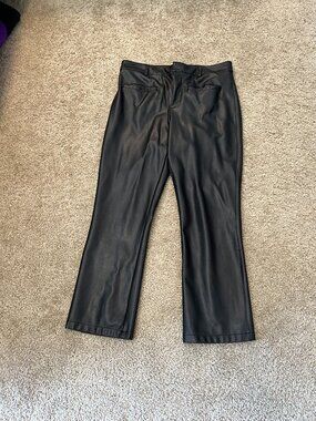 Anthropologie Maeve leather Pants